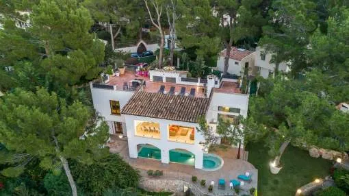 Villa with private access to Santa Ponsa marina